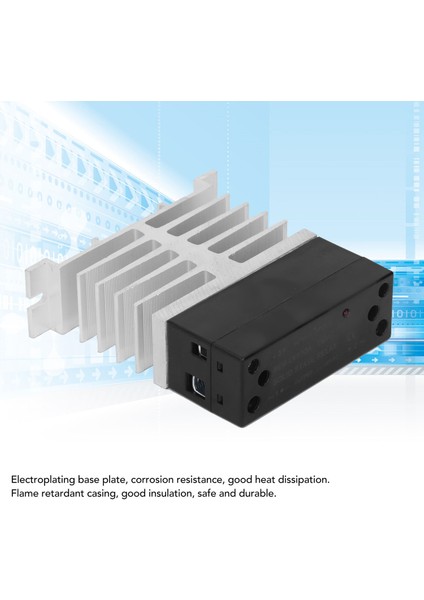 Ssr, Yalıtımlı Katı Hal Röle 3-32VDC - 24-480VAC Sıcaklık Düzenlemesi Için Isı Dağıtım Plakalı (Yurt Dışından) fiyatları