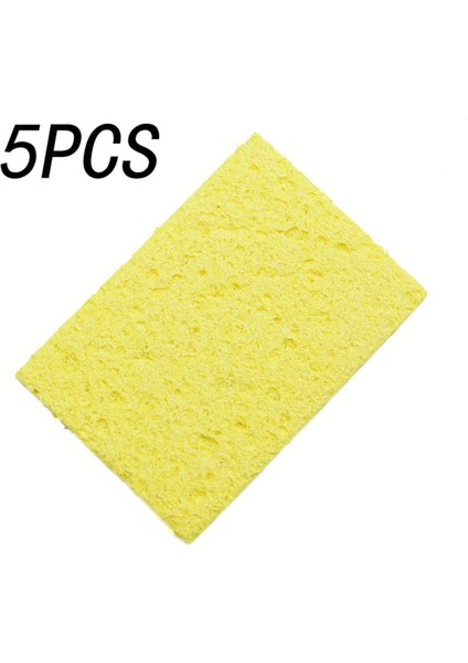 5/10 Adet Sarı Temizleme Süngeri Temizleyici Dayanıklı Elektrikli Kaynak Havya (Yurt Dışından)