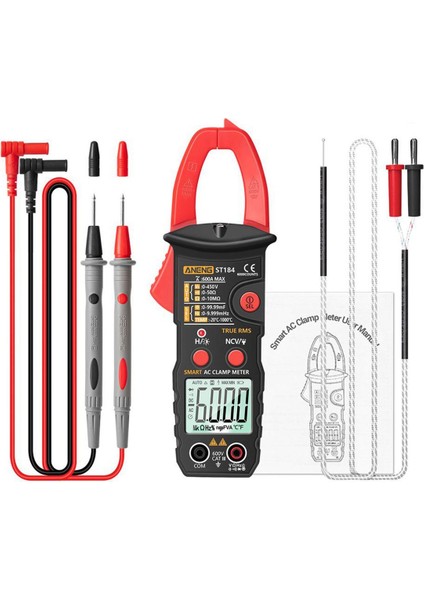 Akıllı Dijital Pens Metre ST184 Pilsiz Dijital Multimetre Pens Metre (Yurt Dışından)