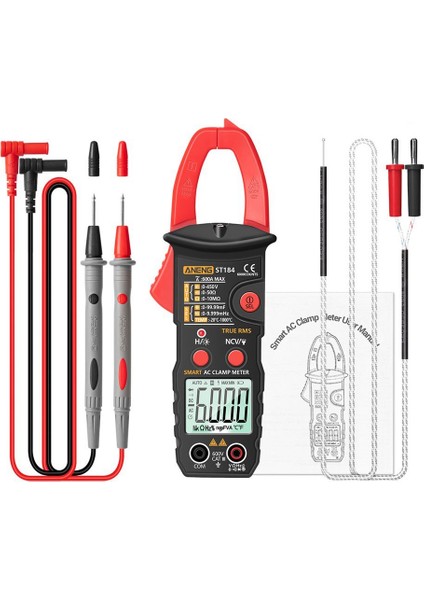 Akıllı Dijital Pens Metre ST184 Pilsiz Dijital Multimetre Pens Metre (Yurt Dışından)