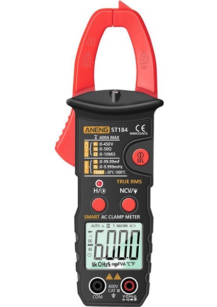 Akıllı Dijital Pens Metre ST184 Pilsiz Dijital Multimetre Pens Metre (Yurt Dışından)