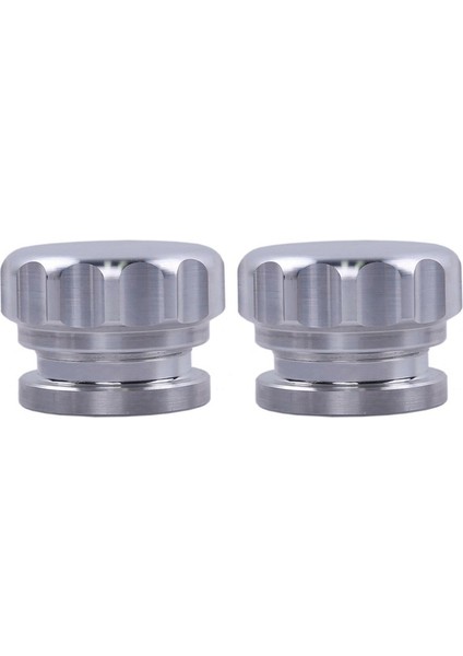 Flyeer 2x 2 Inç 51MM Doldurma Boyuna Kaynaklı Alüminyum Alaşımlı ve Otomobil Parçaları Modifiye Yakıt Deposu Kapağı Gümüş (Yurt Dışından)