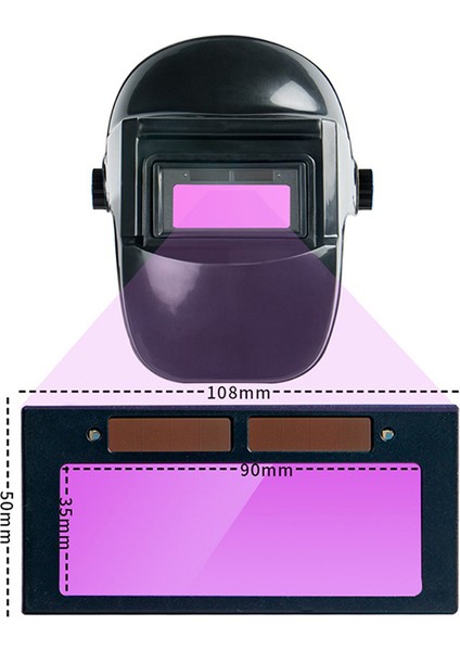 Değişken Işıklı Kaynak Kaskı Solar Otomatik Kararma Ayarlı Kaynak Maskesi Podazz (Yurt Dışından) modelleri