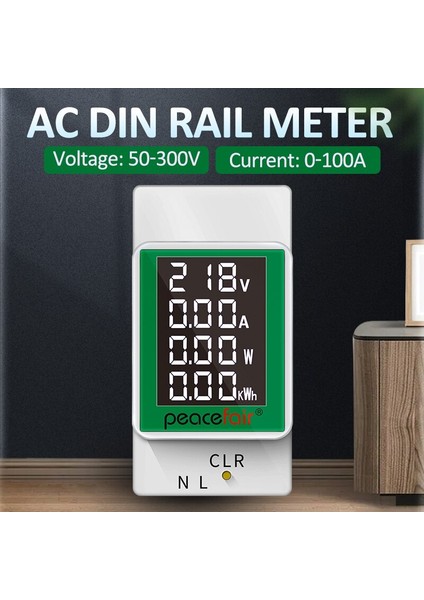 Pzem Ac Din Ray Ölçer Ac 50V-300V 100A Arka Işık Dijital Wer Voltmetre Ampermetre ve LCD ile Ekran (Yurt Dışından) fiyatları