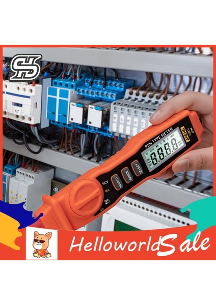 Helloworld Taşınabilir Multimetre Akıllı Yüksek Netlikte Dijital Multimetre (Yurt Dışından)