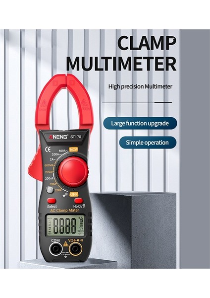 Aneng ST170 Kelepçe Multimetre Nfc Indüksiyon Dijital Pens Metre Gerilim Test Cihazı (Yurt Dışından)