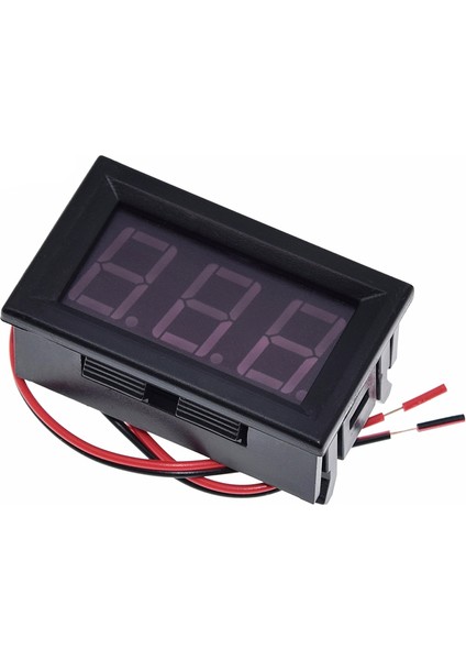 Ayak Koltuk 70-500V 0.56 Ac LED Dijital Voltmetre Gerilim Ölçer Volt Enstrüman Aracı 2 Tel Ekran 110V 220V Dıy Kırmızı Yeşil Mavi (Yurt Dışından)