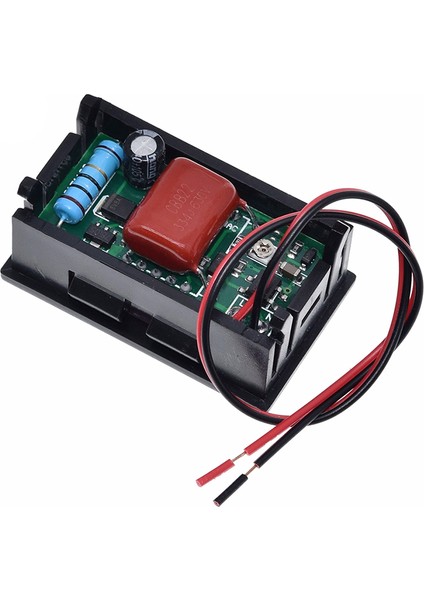 Ayak Koltuk 70-500V 0.56 Ac LED Dijital Voltmetre Gerilim Ölçer Volt Enstrüman Aracı 2 Tel Ekran 110V 220V Dıy Kırmızı Yeşil Mavi (Yurt Dışından)