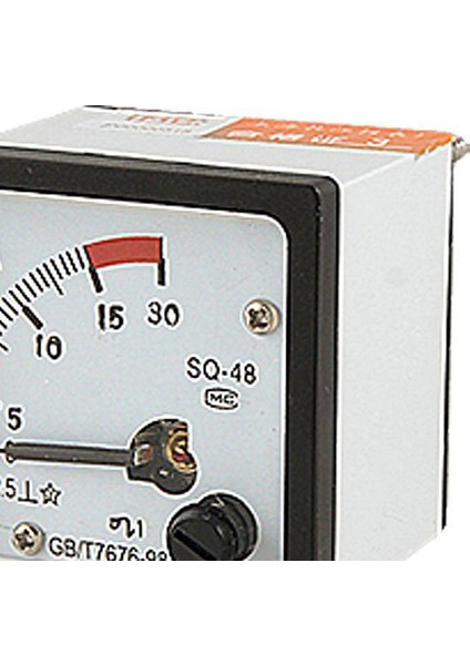SQ48 Analog Ac Akım Panel Metre Ampermetre 0-15A Ölçer Beyaz + Siyah (Yurt Dışından)