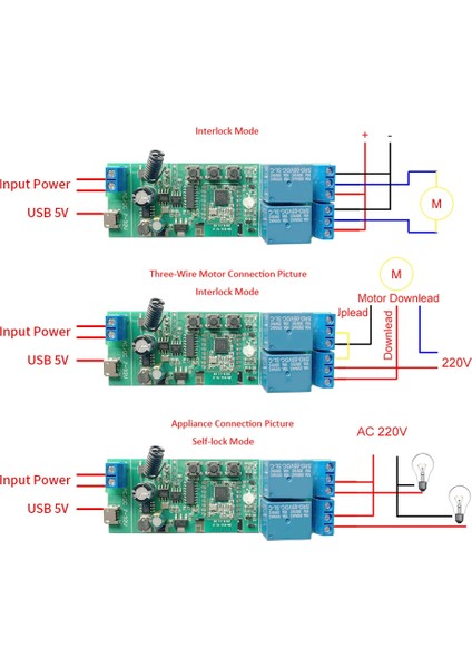 12V Wifi Anahtarı-1 x Zigbee Röle Modülü-Gösterildiği Gibi (Yurt Dışından)