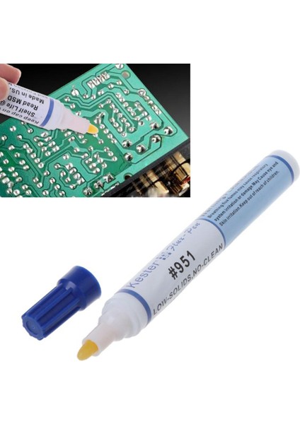 [ayak Izi] 951 10ML Lehimleme Rosin Akı Kalem Düşük Katı Temiz Olmayan Dıy Kester Lehim Güç Temizlemesiz Kaynak Kalem (Yurt Dışından)