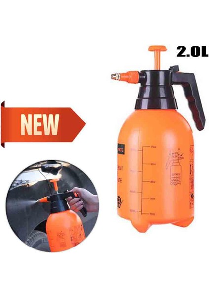 [ayak Izi] 2l Taşınabilir Basınçlı Püskürtücü Şişe Bahçe Tesisi Araçları Sprey Çiçekler Su Isıtıcısı Bahçe Püskürtücü (Yurt Dışından)