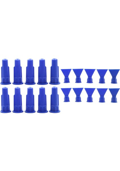 20 Adet Kartuş Kalafatlama Için Silindirik Koni Yedek Parça Memesi Püskürtme Ucu - 10 Adet 56MM x 13MM ve 10 Adet 51MM x 41MM (Yurt Dışından) fiyatları