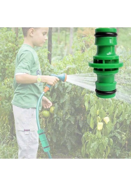 2 Adet 4 Noktalı Iki Yönlü Emzik Tamir Uzatma Hortumu Hızlı Bağlantı Plastik Bahçe Aracı (Yurt Dışından)