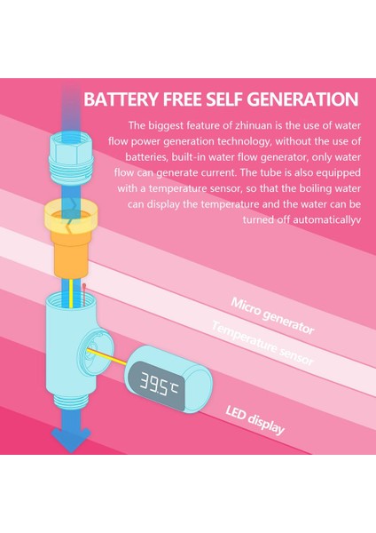 LED Su Tature Ölçer Bebek Banyosu Yaratıcı Musluk Duş LED Termometre (Yurt Dışından) fırsatları