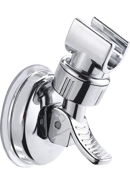 Duş Başlığı Tutucu Vantuz Evrensel Ayarlanabilir Püskürtme Başlıkları Tutucular-Gümüş (Yurt Dışından)