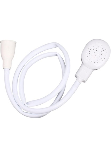 Beyaz Saç Duş Su Püskürtme Başlığı Hortum Tüp Banyo Şampuanı Banyo Mikser Dokunun (Yurt Dışından)