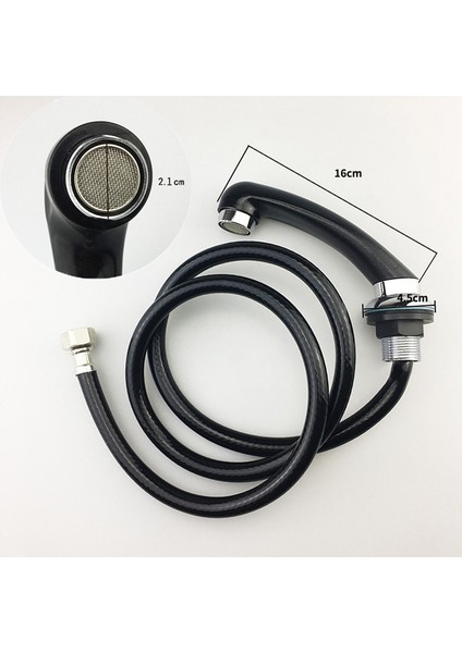 Evrensel 1/2 Inç Genişlik Musluk Borusu Sıhhi Tesisat Borusu, Şampuan Yatak Musluk Duşu, Yüksek Yoğunluklu, Sızıntı Yok, Siyah, Esnek (Yurt Dışından) modelleri