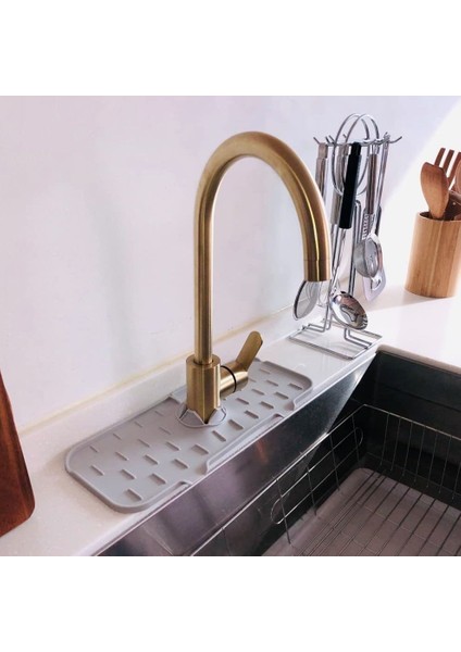 Musluk Mat Emici Lavabo Sıçrama Koruması Silikon Musluklar Sıçrama Yakalayıcı (Yurt Dışından) indirimleri