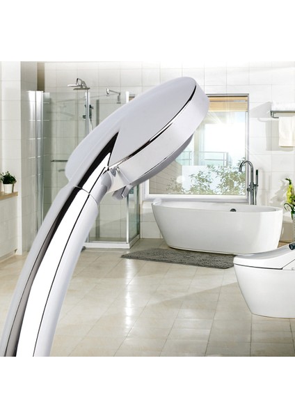 Ha Evrensel Dayanıklı Gümüş El Su Tasarruflu Basınçlı Yağmur Duş Başlığı-Gümüş (Yurt Dışından) modelleri