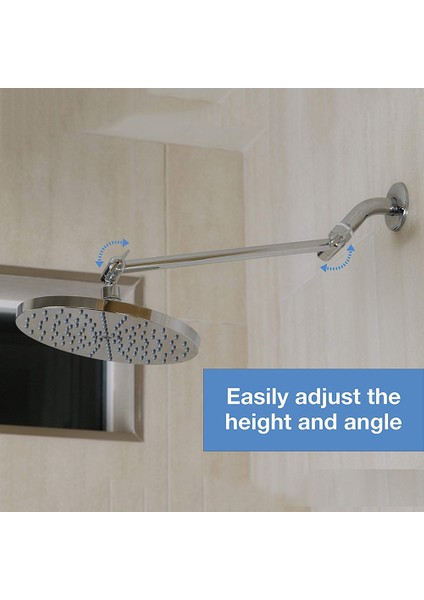 Diş Uzatmalı Pirinç Başlık-1 * Duş Kolu-Gümüş (Yurt Dışından) fırsatları