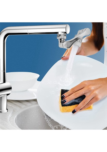 Musluk Genişletici, Döndürülebilir Çok Fonksiyonlu Uzatma Musluk Havalandırıcı (Yurt Dışından) indirimleri