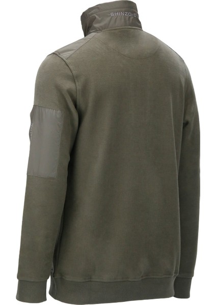 Erkek Standart Fit Yarım Fermuarlı Haki Sweatshirt fırsatları