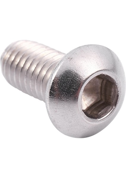 M6X12MM Paslanmaz Çelik Altıgen Soket Düğme Başlı Vidalar 50 Adet (Yurt Dışından)