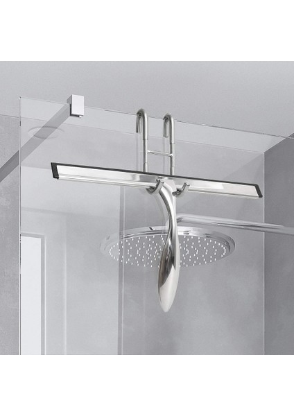 Kapı Kancaları Üzerinde Duş, Banyo Çerçevesiz Cam Duş Kapısı Için Havlu Kancaları, Duş Silecek Kancaları, Gümüş (Yurt Dışından) fiyatları