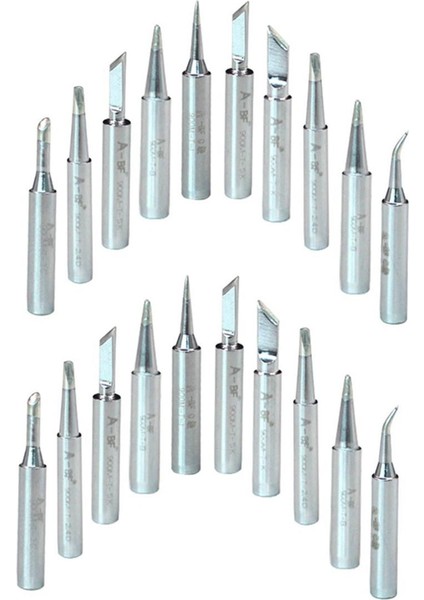 Lkpcıgcxm 20 Adet 900M-T Havya Uçları Gümüş (Yurt Dışından)