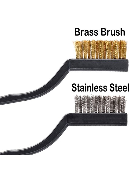 Hyqzltca 40 Adet Tel Fırça Metal Fırça Temizleme Kaynak Cürufu ve Pas Çizik Fırçası Kavisli Saplı Cüruf Fırçası Tel Pas Fırçası (Yurt Dışından) modelleri