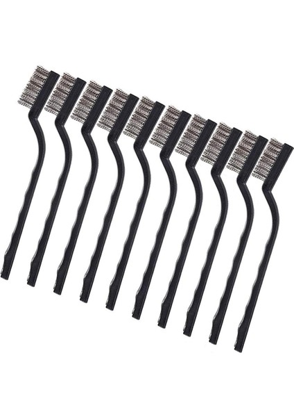 Nxfdsıoz 40 Adet Tel Fırça Metal Fırça Temizleme Kaynak Cürufu ve Pas Çizik Fırçası Kavisli Saplı Cüruf Fırçası Tel Pas Fırçası (Yurt Dışından)