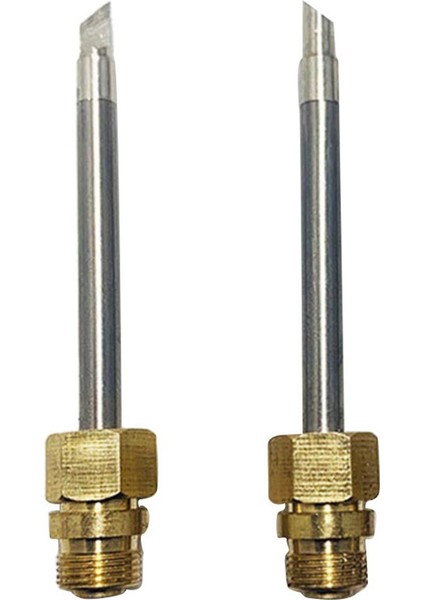 Nanlıy-2 Adet 510 Arayüz Havya Ucu Mini USB Havya Ucu Kaynak Rework Aksesuarları, Bıçak Ucu ve At Nalı (Yurt Dışından)