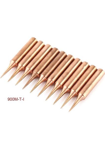 Nanlıy-10 Adet 900M-TI Bakır Havya Kafa Bakır Taban Kurşunsuz Elektroliz Demir Nikel Kaynak Masası Araçları (Yurt Dışından) modelleri