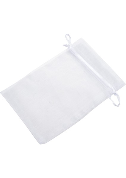 50 Parça Hediyelik Çanta Ipli Takı Keseleri Düğün Çantaları (Beyaz) (Yurt Dışından) fiyatları