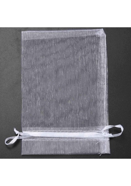 50 Parça Hediyelik Çanta Ipli Takı Keseleri Düğün Çantaları (Beyaz) (Yurt Dışından) indirimleri