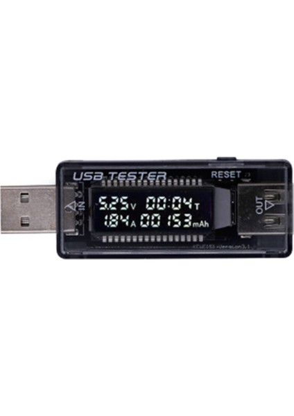 USB Qc2.0 3.0 3-20V Şarj Cihazı Güç Ölçer Voltmetre Akım Gerilim Kapasite Test Cihazı Aracı (Yurt Dışından)