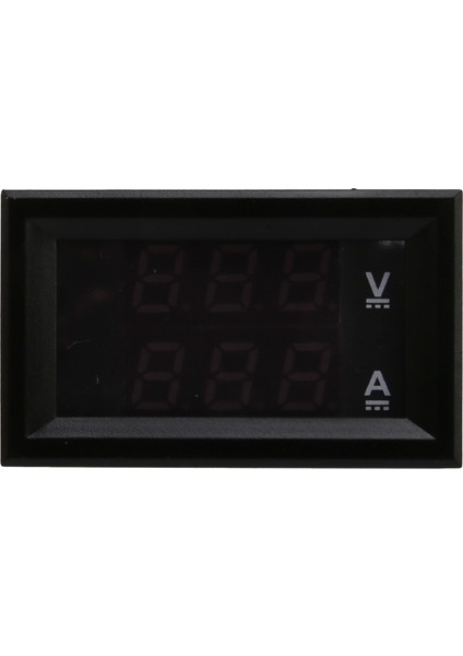 Dijital Gerilim Ölçer DC100V 10A Mavi+Kırmızı LED Amp Çift (Yurt Dışından)