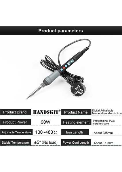 90W Havya LED Dijital Ekran Ayarı ve Onarımı 110V Elektrikli Havya 220V Taşınabilir Kalay Kaynak Araçları (Yurt Dışından) indirimleri