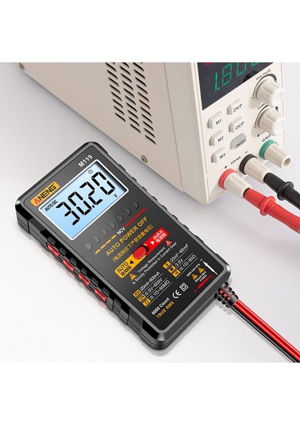 Aneng M119 Akıllı Dijital Multimetre 6000 Sayım Dc/ac Gerilim Akım Ölçer Ncv Algılama Direnç Kapasite Test Cihazı (Yurt Dışından) fırsatları