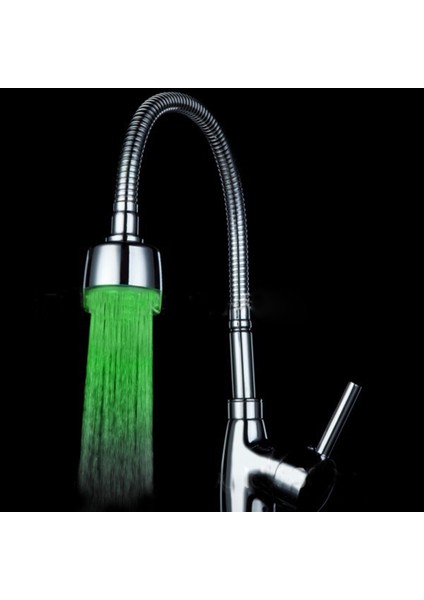 LED Su Musluk Su Akışı Musluk Musluk 7 Renk Mutfak Banyoları Için Gerçek Değişiklikler Şartname: 7 Renk Değişimi (Yurt Dışından) indirimleri