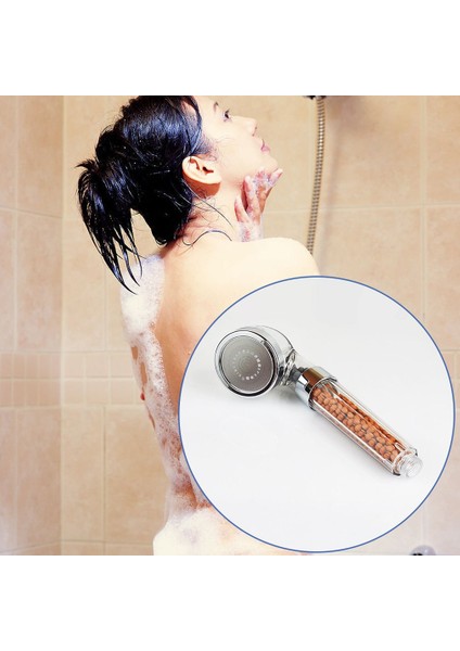 Negatif Iyon Duş Duş Güçlendirici Su Tasarruflu El Duş Başlığı (Yurt Dışından) indirimleri