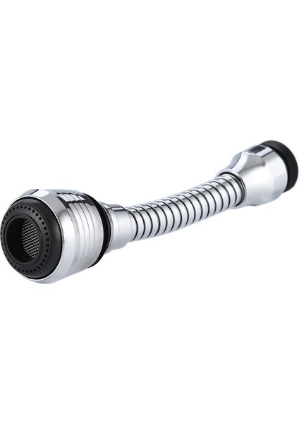 360 Döndürme Adaptör Memesi Döner Mutfak Musluk Uzatma Tüpü Lavabo Sı-Gümüş (Yurt Dışından) indirimleri