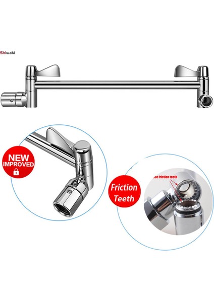 Ayarlanabilir Duş Kolu Uzatma Paslanmaz Çelik Duş Başlığı Uzatma Kolu (Yurt Dışından) fırsatları