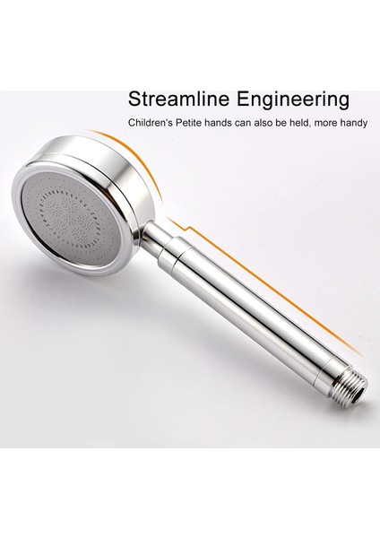 Uzay Alüminyum Yuvarlak Şekil Yüksek Basınçlı El Duş Başlığı Su Tasarruflu Banyo Aksesuarları, Boyut: 23 x 8,2 x 2cm (Yurt Dışından) modelleri