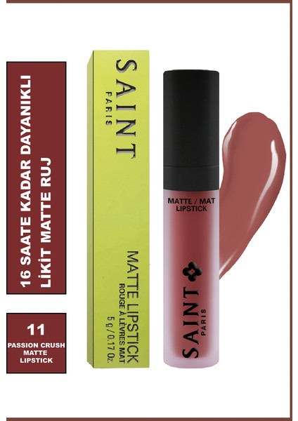 Paris Matte Lipstick 11 Passion Crush