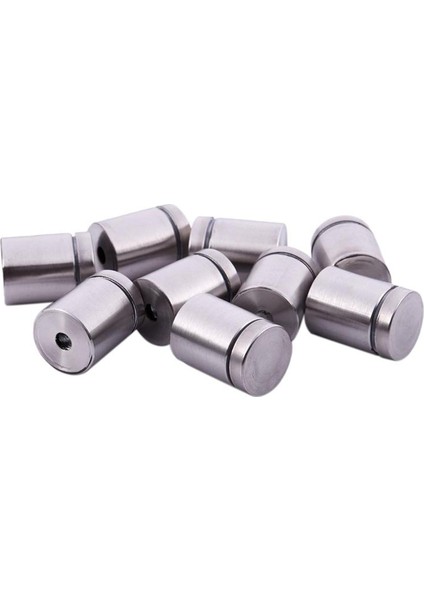 9 Adet 19 x 25MM Paslanmaz Çelik Çerçevesiz Standoff Kelepçe Donanımı Cam Için (Yurt Dışından)