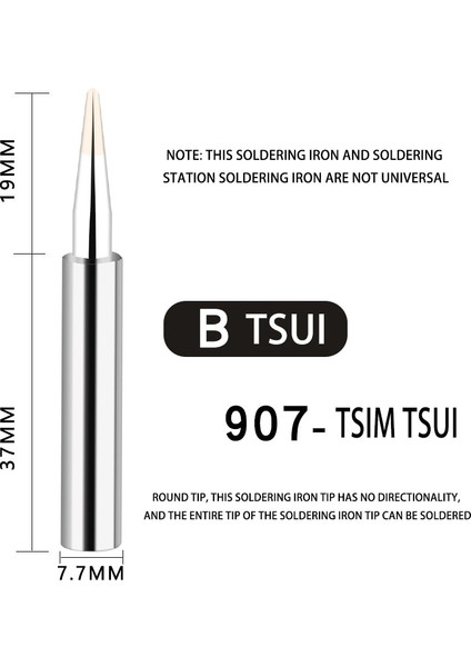 I+B+K+2.4d+3c Havya Uçları 907 Serisi Havya Kiti Kafa Seti Elektrikli Havya Aksesuarları Lehimleme Aletleri Içinde (Yurt Dışından) indirimleri