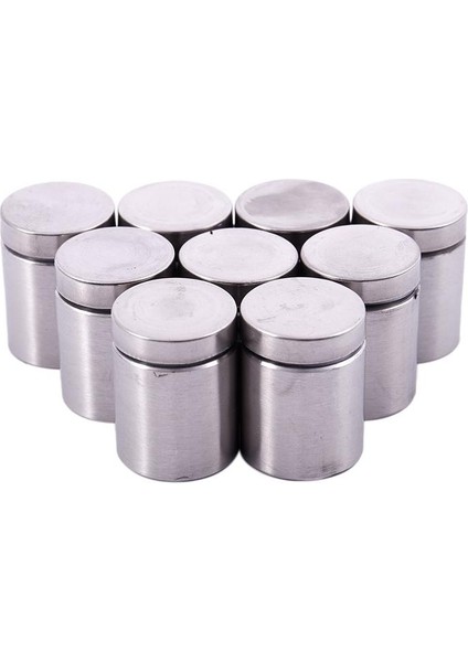 9 Adet 19 x 25MM Paslanmaz Çelik Çerçevesiz Standoff Kelepçe Donanımı Cam Için (Yurt Dışından)