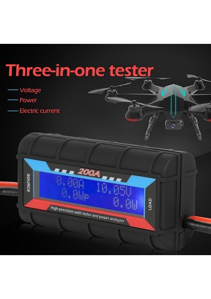 Namuny 200A Voltmetre Ampermetre Rc Araba Test Cihazı Gerilim Enerji Elektrik Akım Monitörü Metre Wattmetre Dc 0-60 V (Yurt Dışından) modelleri